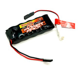 RC receiver NiMH battery pack with red/black leads and white adaptor connector