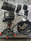 GoPro HERO5 Black Action Camera 4K HD Video with Battery, Mount Frame Bundle