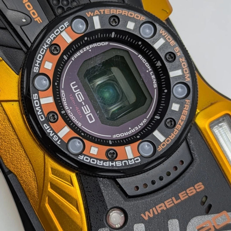 Ricoh WG-30 Waterproof Shockproof Adventure Camera w/ New Tectra Batteries