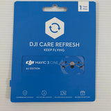 DJI Care Refresh 1-year plan box, blue card with Mavic 3 Cine AU edition