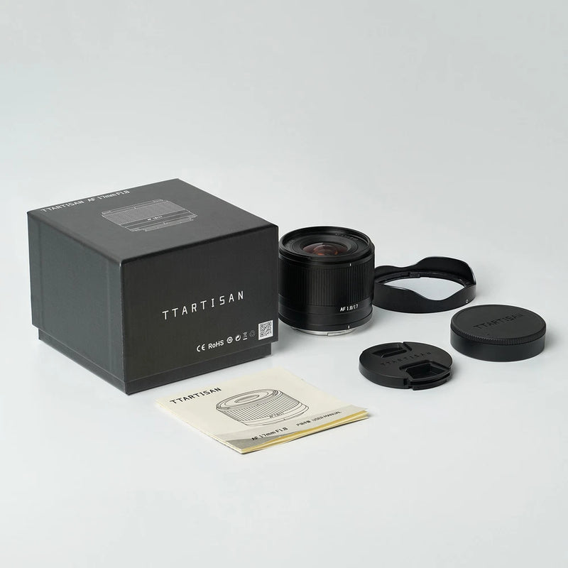 TTArtisan 17mm F1.8 APS-C AF Wide-Angle Lens for Fujifilm Fuji X X-A1 X-A10 X-A2