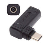 CHENYANG DC Jack 6.0x1.4mm to Type-C Angled 90 Degree Power Plug Charge Adapter