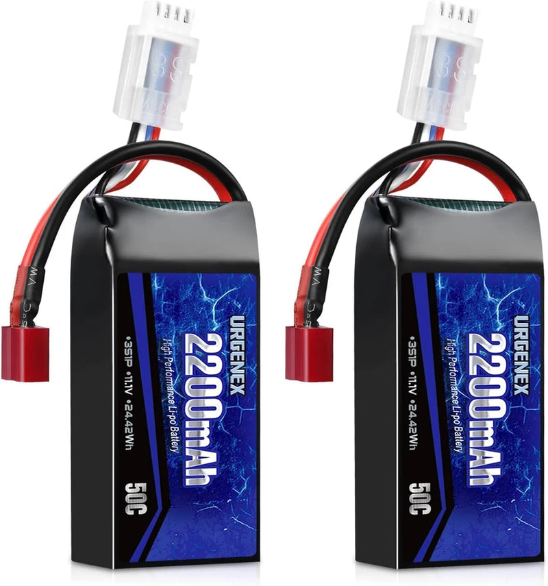 3S Lipo Battery 2200mAh 11.1V 50C High Discharge Rate Shorty Pack RC Battery