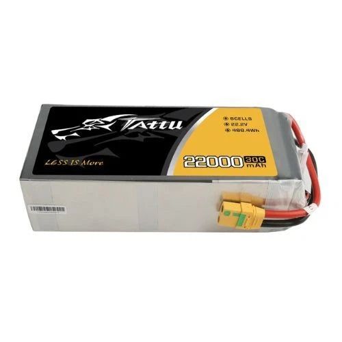 22000mAh 6S 30C 22.2V Tattu G-Tech Lipo Battery with XT90-S Plug for UAV Battery