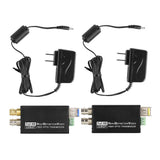 3G-SDI RS485 Fiber Optic Converter Broadcast Extender 10KM LC Single Mode Tx Rx