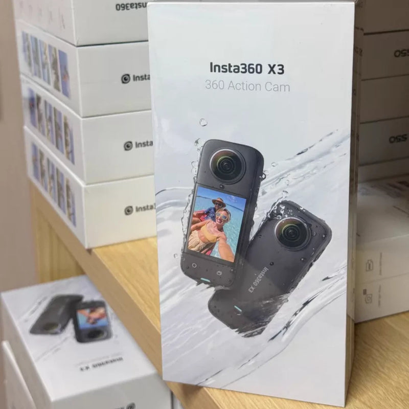 Insta360 X3 - 5.7K 360 Action Camera 4K Single-Lens Waterproof AI - Open box