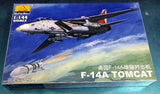 1/144 Plastic Model Kits US F-14A TOMCAT fighter 80408  AGES 14+