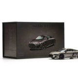 2022 Audi R8 V10 Coupe Performance Gray Diecast Metal Car Model Masdi 1/64