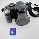 FUJIFILM FinePix S2550HD Digital Camera 18x Optical Zoom 12MP 2GB SD Card