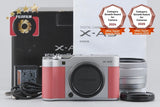 Fujifilm X-A5 Pink 24.2 MP Digital Mirrorless Camera 15-45 Lens w/ Box