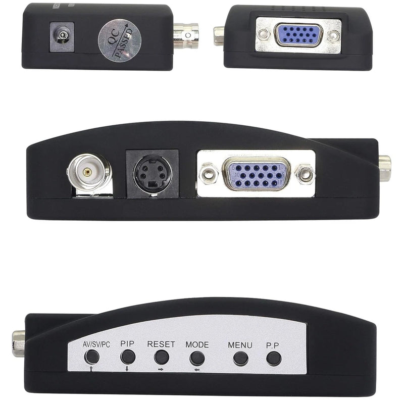 VGA Converter Box for BNC & S-Video to VGA Output