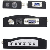 VGA Converter Box for BNC & S-Video to VGA Output