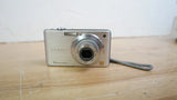 Panasonic Lumix DMC-FS8 10MP Digital Camera Silver Battery Error Parts or repair