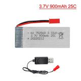3.7V 900mAh Li-ion Battery For X5 X5C X5SC X5SW 8807 8807W A6 A6W M68 Rc Drone