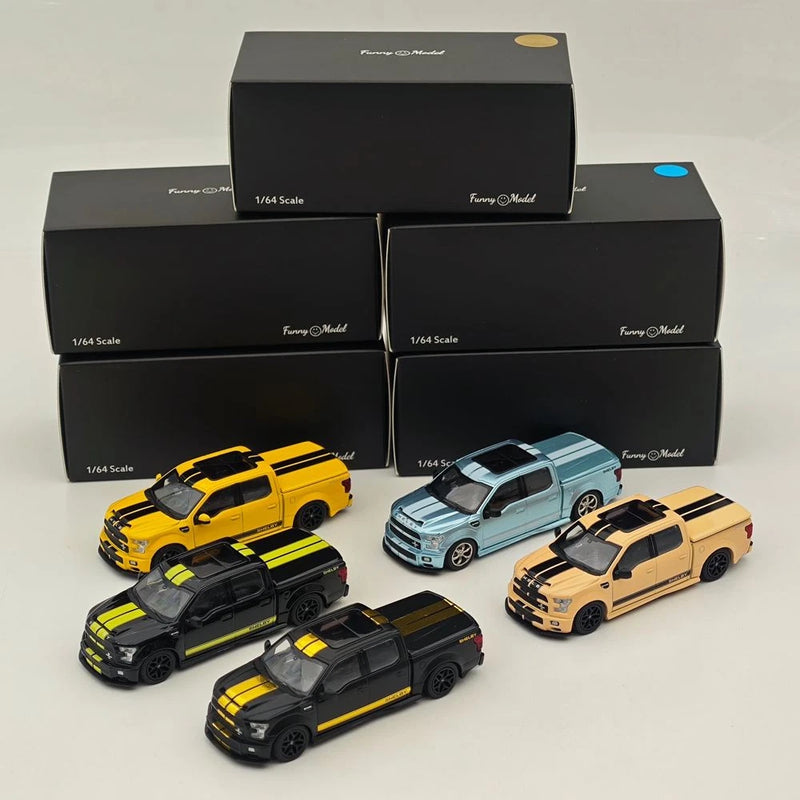 Funny Model 1/64 F-150 Shelby Super Snake Pickup Sport Truck Model Diecast Model