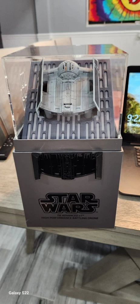 Star Wars TIE Advanced x1 battle drone packaging box with artwork