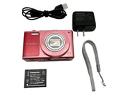 Panasonic LUMIX DMC-SZ10 Pink Digital Camera Working with Battery and Strap