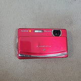 Fujifilm FinePix Z85WM 14.2MP Red, For Parts - Missing Capture Button - Turns On