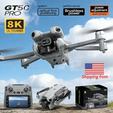 8K GPS Drone-3Sided Obstacle Avoidance, WiFi FPV Aerial Photography Quadcopter
