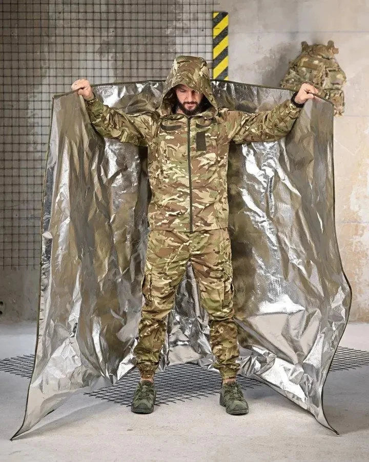 Anti-thermal imaging blanket Multi 3, protective cape  drones multicam????