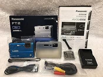 Panasonic Lumix Waterproof Digital Camera DMC-FT2 Blue From Japan