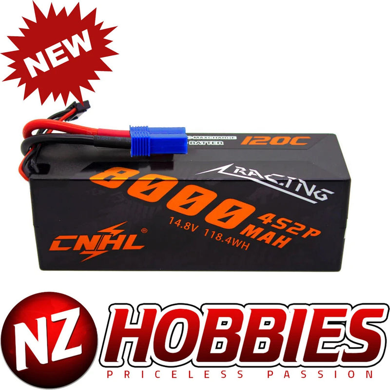 CNHL Racing Series 8000mAh 14.8V 4S 120C Lipo Battery with EC5 plug Battery