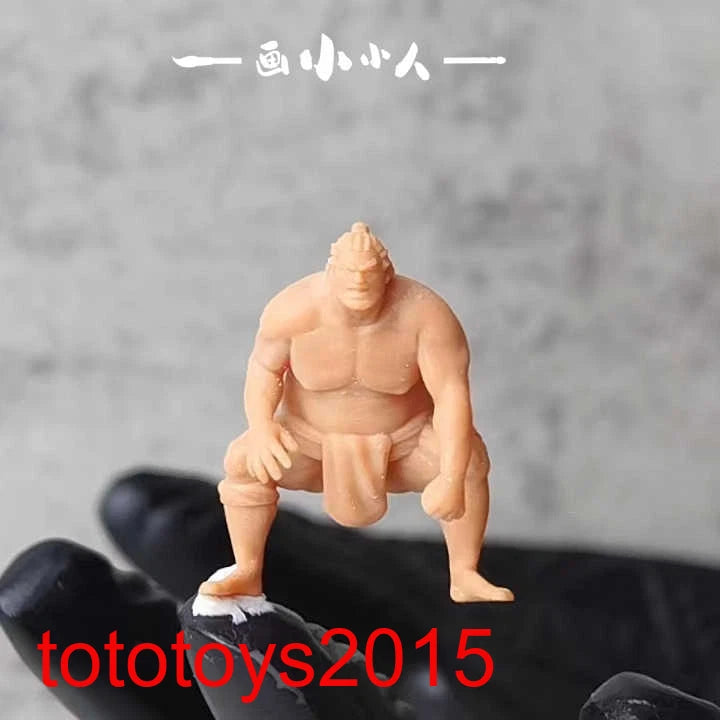 1/64 1/87 1/4 Japanese Sumo Wrestler Scene Minatures Figures Doll For Cars Model