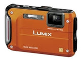 Panasonic Lumix FT4 Waterproof Digital Camera Sunrise Orange From Japan