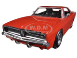 1969 DODGE CHARGER R/T ORANGE 1/25 DIECAST MODEL CAR BY NEW RAY 71893 A