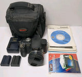 Panasonic Lumix DMC-FZ18 8.1MP Camera+ Case+2 Batt+Charger+Manual+CD+Screen Prot