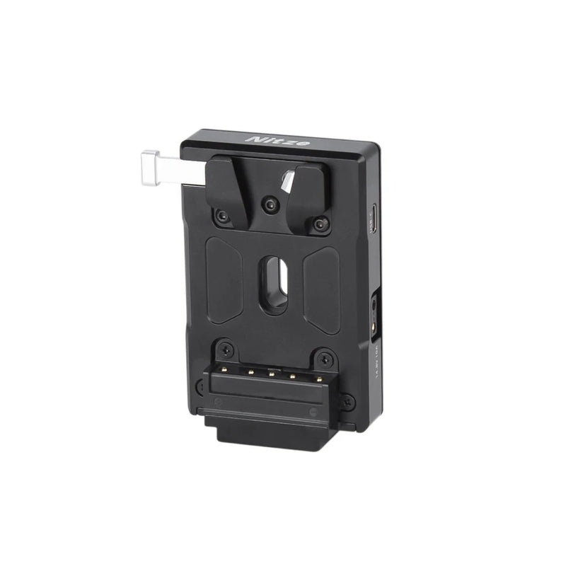 Nitze V Mount Battery Plate, USB-C (PD 3.0) Input/Output, DC (8V/3A), D-tap (...