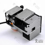 LESU RC Urea Tank Batterybox Light Exhaust Set 1/14 FH16 DIY Tractor Truck Model Battery