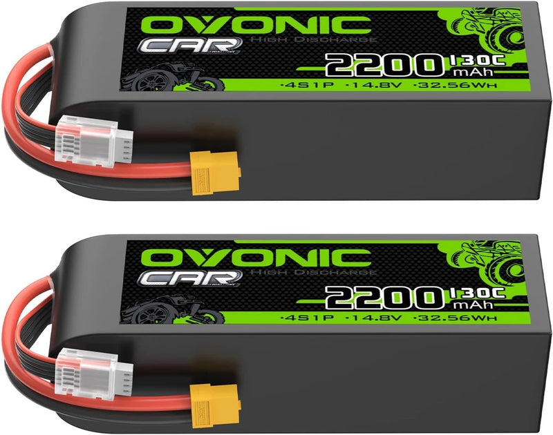 4S LiPo Battery 2200mAh 14.8V 130C RC Battery with XT60 Battery