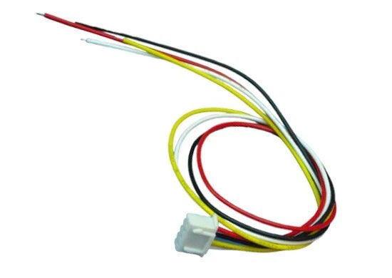4-Pin JST-XH 2.5mm female connector housing socket adapter 60cm wire cable x 5