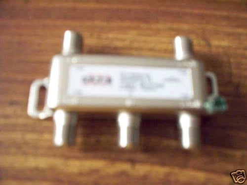 Lot Of 3 New Four (4) Way Spliters. 1 Input, 4 Outputs