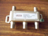 Lot Of 3 New Four (4) Way Spliters. 1 Input, 4 Outputs