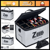 Fireproof Lipo Battery Storage Bag - Large Capacity Safety Pouch for 10 Cells (1
