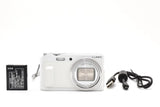 Panasonic LUMIX DMC-TZ57 White Compact Digital Camera Tested from Japan