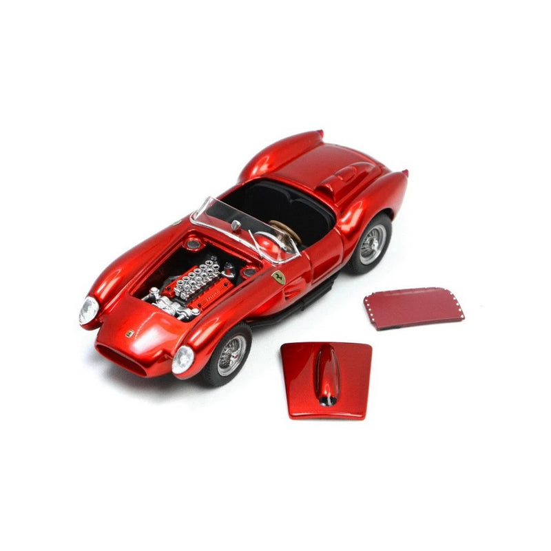 GFCC 1/64 Scale Ferrari 250 Testa Rossa Metallic red Diecast Model 8cm long