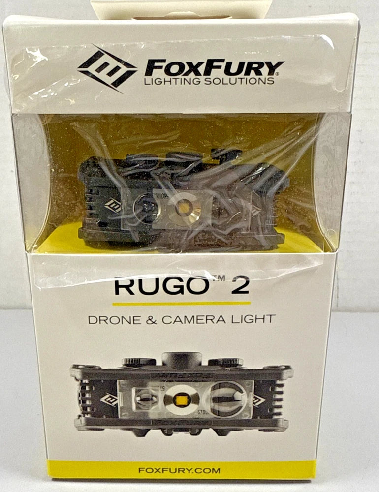 FoxFury RUGO 2 drone and camera light in retail box with accessory kit