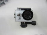 Underwater Action Camera W/ Memory Card & GoPro Compatible Accessories White