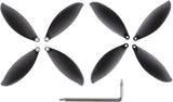 8PCS Drone Propeller Blade Plastic Drone Blades Set 2.2 x 0.71 inch Drone