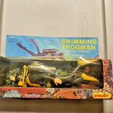 Playart Swimming Frogman battery-operated toy model in sealed retail package