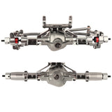 Metal RC front/rear axle with differential for 1:10 rock crawler