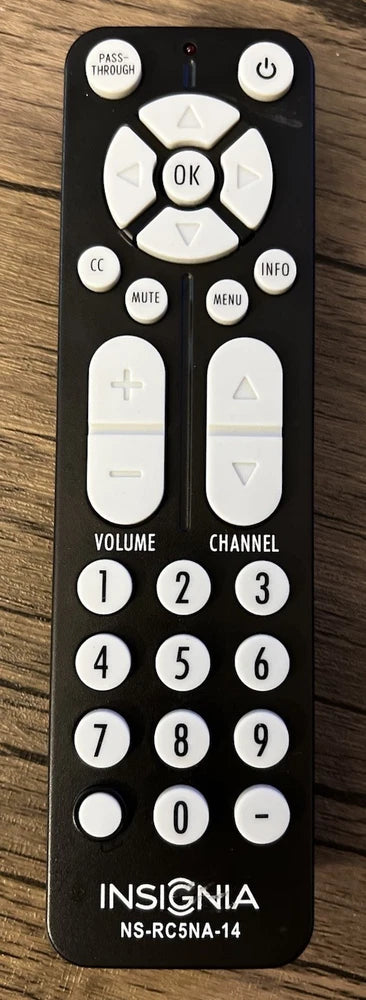 Genuine Insignia NS-RC5NA-14 Remote Control TV Converter Box NS-DXA2 NSDXA2 OEM Converter