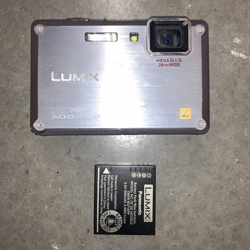 Panasonic Lumix DMC-TS1 Digital Camera Silver 12MP