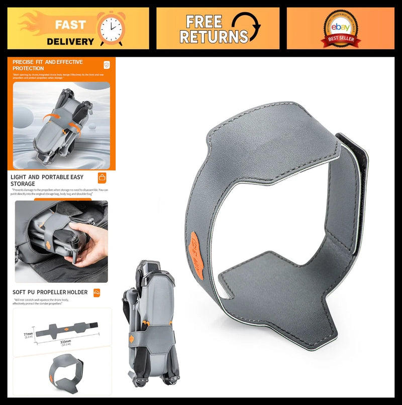 PU Propeller Fixator Holder for DJI Air 3S / Air 3 - Propeller Guard Strap & Bla