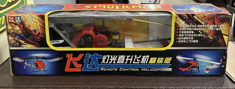 VTG Bumblebee Power R/C  Helicopter Spider-Man NOS DMG Box  New Bootleg Rare HTF