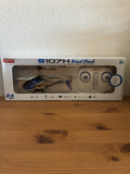 RC helicopter S107H WindHawk box, 2.4GHz indoor flight, radio control, opened package