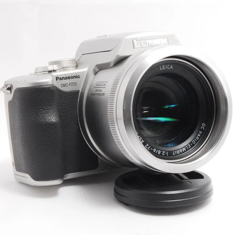 Panasonic LUMIX DMC-FZ20 Silver Digital Camera with New Battery and Accessories